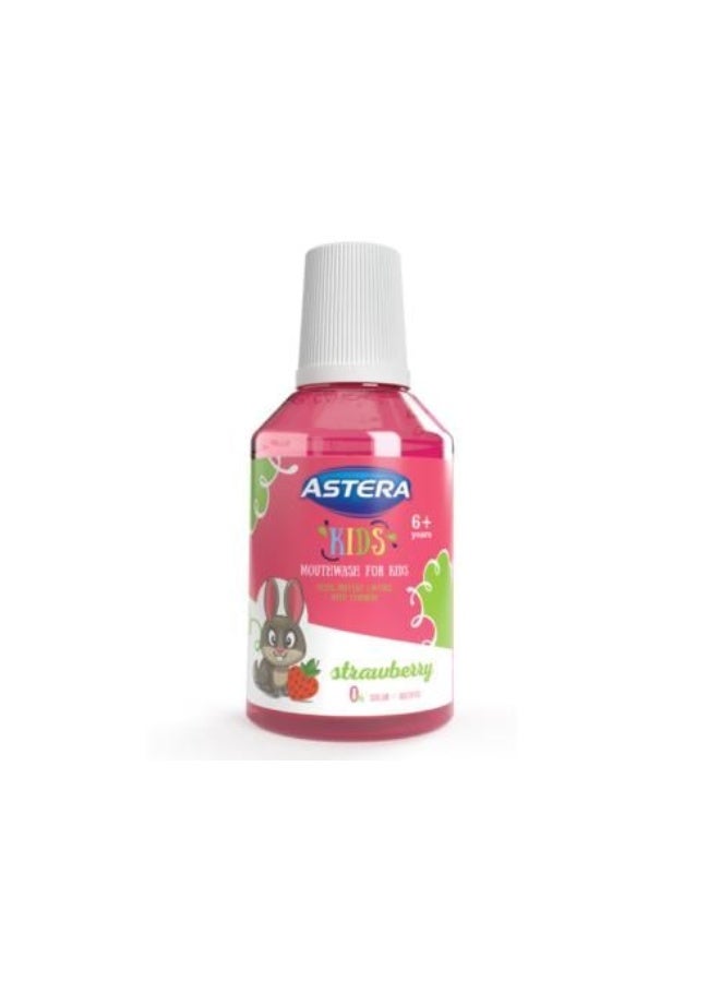 Strawberry Mouthwash for Children Age 6+, 300 ml